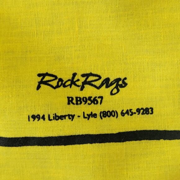 VTG 95 University of Oregon Ducks Rose Bowl Gang Green Bandana Hanky Scarf 20x21 - Picture 2 of 5